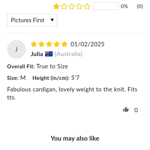 Turn Lock Wave-Sleeve Cardigan - Picture 4 of 7